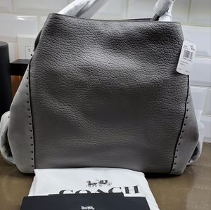PRICE DROP!!! Coach Edie 42, Brand New w/Tags - Gray Hobo